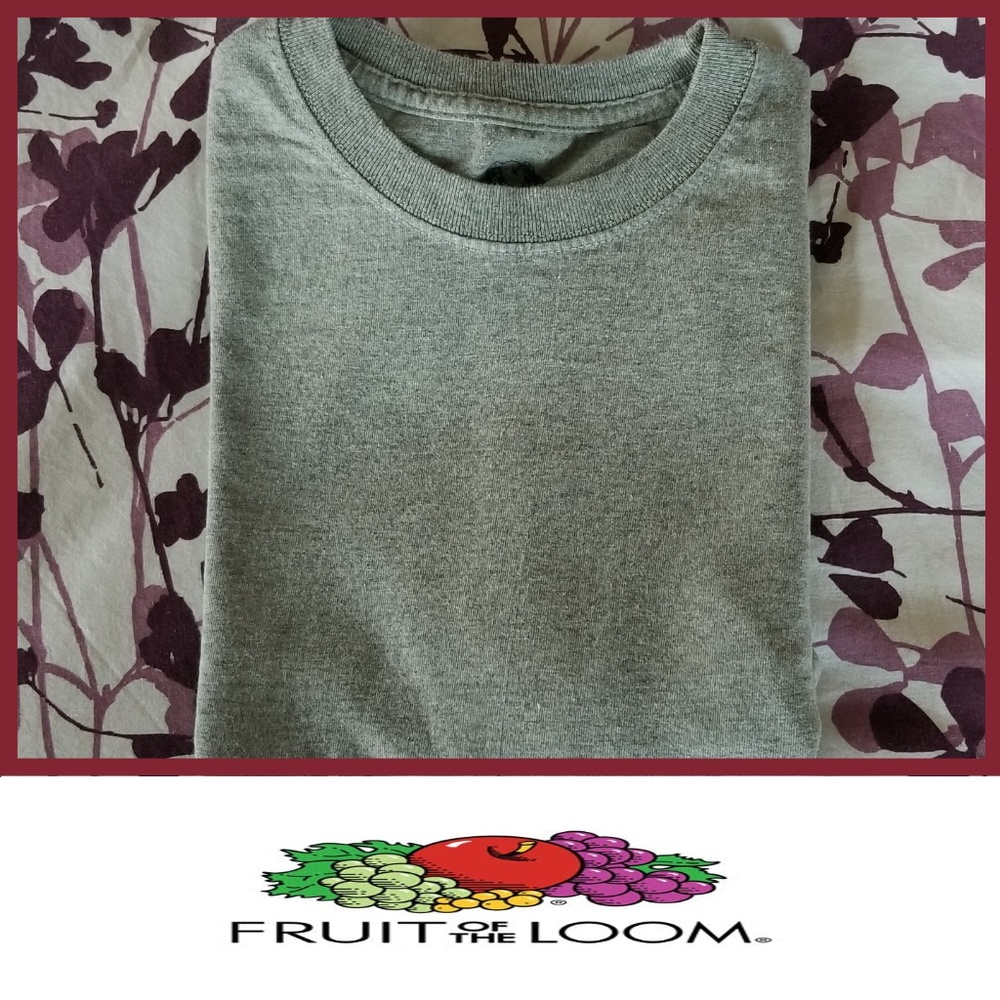 Youth XXL Plain No Design Grey Shirt